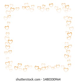 Heart greeting which consists of isolated elements. Modern style with beautiful elements in heart greeting. Can be used as print, wallpaper, cards, valentine cards, banner, background and etc.