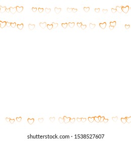 Heart greeting which consists of isolated elements. Modern style with beautiful elements in heart greeting. Can be used as print, wallpaper, cards, valentine cards, banner, background and etc.