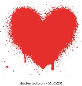 Heart Grunge Vector