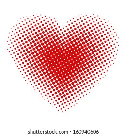 Heart halftone
