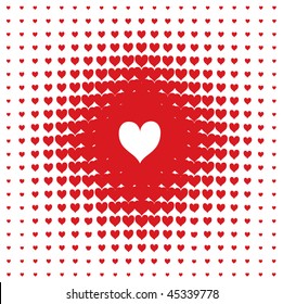 Heart halftone