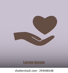 Heart in hand 