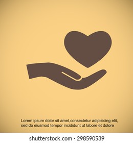 Heart in hand 