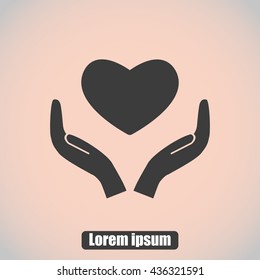 Heart in hand
