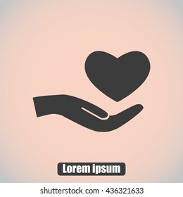 Heart in hand
