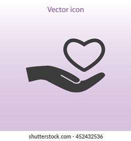 Heart in hand
