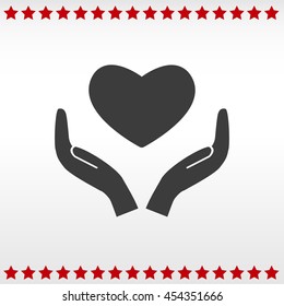 Heart in hand

