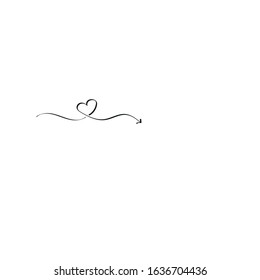 heart hand draw. vector illustration Isolated on white background. Vector illustration - Powered by Shutterstock - Get 15% off with code: PIKWIZARD15