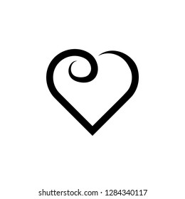 heart hand drawn icon. Element of Valentine's Day icon for mobile concept and web apps. Detailed heart hand drawn icon can be used for web and mobile