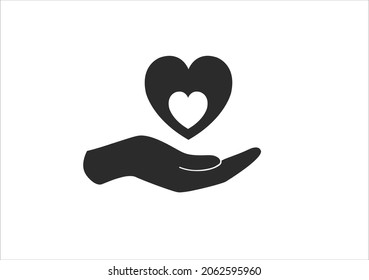 heart hand drawn vector art design