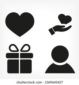 heart in hand icon