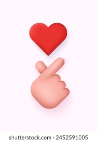 Heart in hand icons set.  Hands holding red hearts realistic 3d design. 3D Web Vector Illustrations.