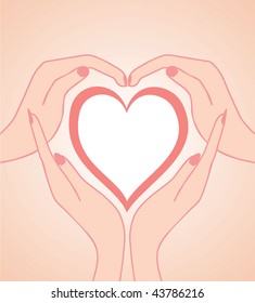 Heart in hands
