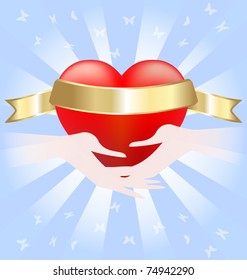 heart in hands