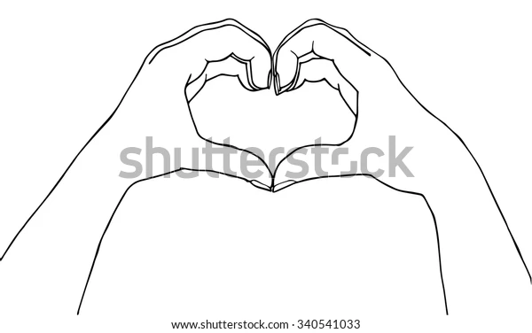 How To Draw Heart Hands Step By Step - Howto Techno