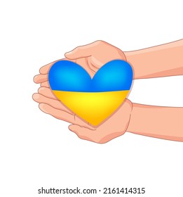 heart in the hands of a man