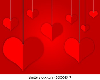 heart hanging