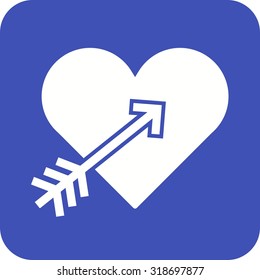 Heart, happy, love icon vector image. Can also be used for wedding. Suitable for use on web apps, mobile apps and print media.