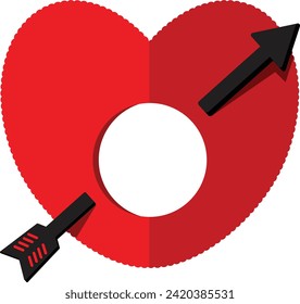 Heart hat illustration,
Heart emerging from a hat,
Romantic headwear art