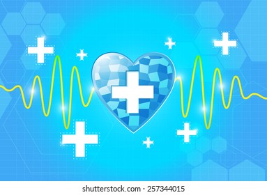 heart health care background