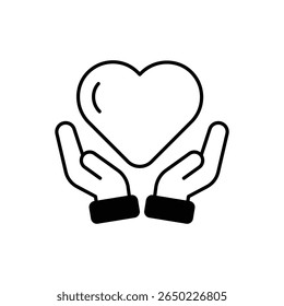 Heart Health Icon vector stock illustration