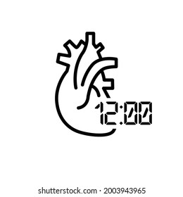 Heart Health Illustration Human Care eps
