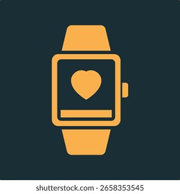 Reloj de salud del corazón práctico diseño de Ilustración vectorial importante buen fondo colorido.eps