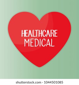 heart with healthcare icon