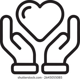 A Heart Held in Open Hands Symbolizing Love Compassion and Caring A Powerful Metaphor for Empathy Support and Generosity