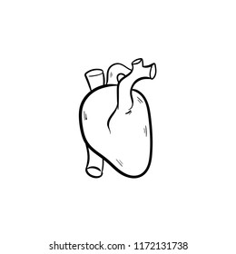 heart human doodle