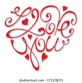 Heart "I love you"