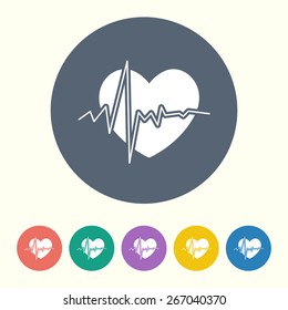 Heart icon. Heart icon.