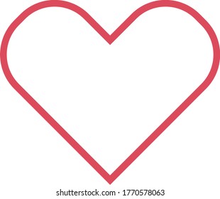 Heart icon art. Heart icon eps. Heart icon Image. Romantic love isolated on white background. valentine sign symbol. love icon.