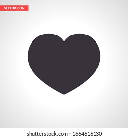 Heart Icon. Beautiful Heart. Love In The Icon. Heart Vector Graphic. Eternal Love. 10 Eps