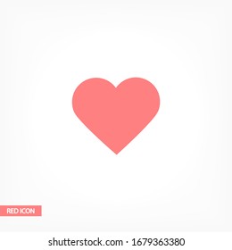  icono del corazón. hermoso corazón. amor en el icono. gráfico vector del corazón. amor eterno. 10 pasos