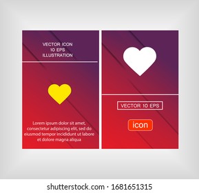 heart icon. beautiful heart. love in the icon. heart vector graphic. eternal love. 10 eps