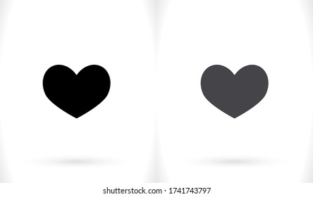 heart icon. beautiful heart. love in the icon. heart vector graphic. eternal love. 10 eps