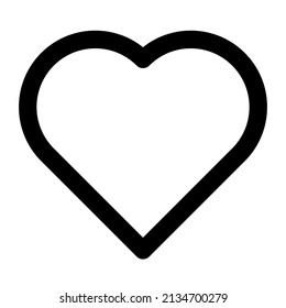 heart icon with black color