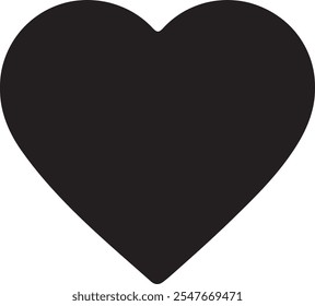 Heart icon. black heart icon design

