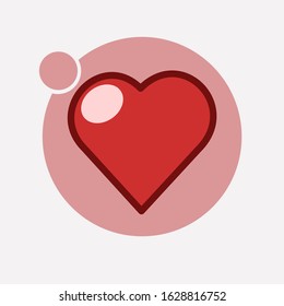 heart icon for celebrate valentine day