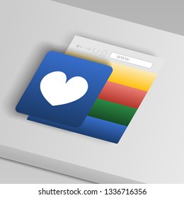 a heart icon. From collection button icons