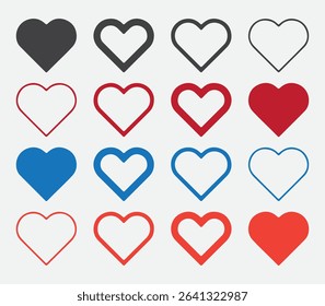 Heart Icon Collection – Cute, Minimal And Love-Themed Icons for Apps And Designs