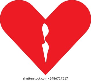 Heart icon collection. Live stream video, chat, likes, love symbol . Social media.