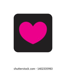 Heart icon collection, love symbols template, vector illustration