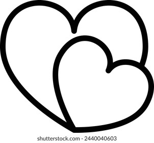 Heart icon collection. Vector Illustration.