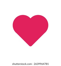 Heart icon. Colored vector illustration.