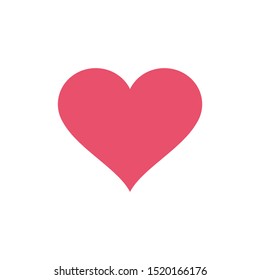 Heart icon design element, Logo element illustration, Love symbol icon
