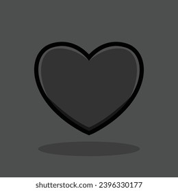 Diseño de icono cardíaco Vector aislado 