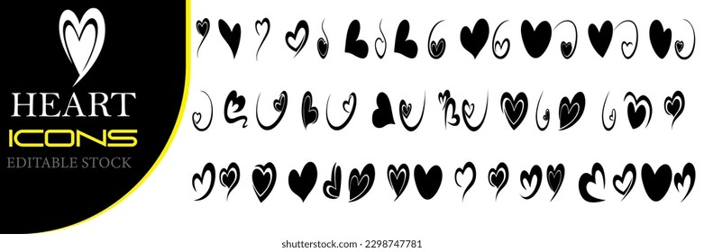 Heart icon design shape on whitre background