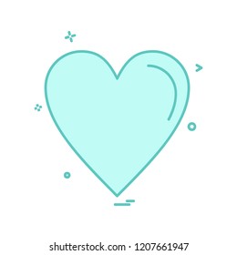 Heart icon design vector